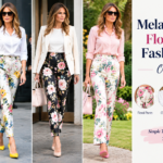 Melania Trump Floral Pants Fashion Style Outfit Ideas
