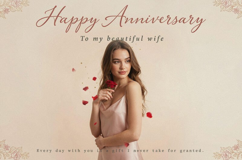 Heart Touching Anniversary Wishes for Wife
