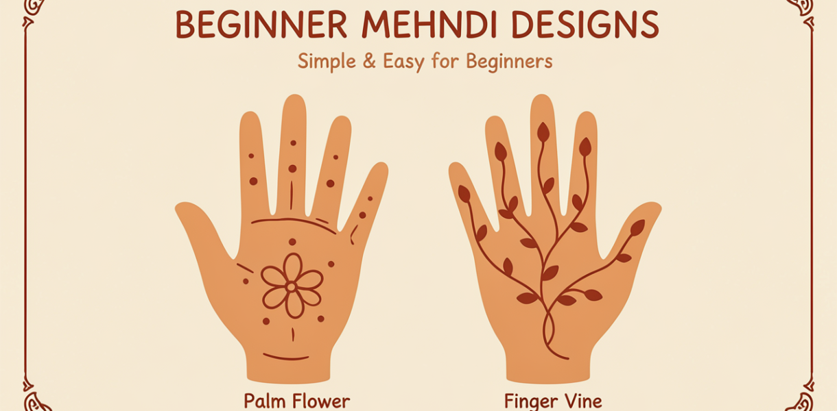 beginner cute simple mehndi designs for front hands