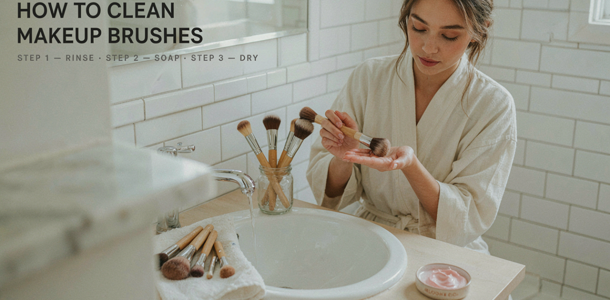 how to clean makeup brushes